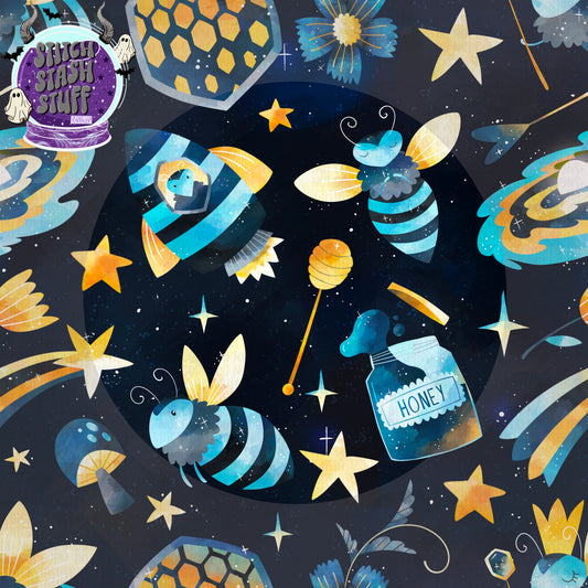 Space bees 2 [clipart used]