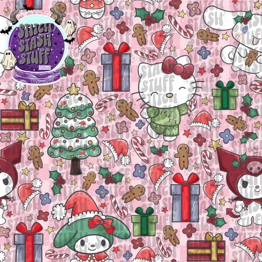 Pink Sanrio Xmas