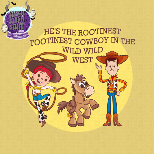 Rootinest tootinest cowboy png