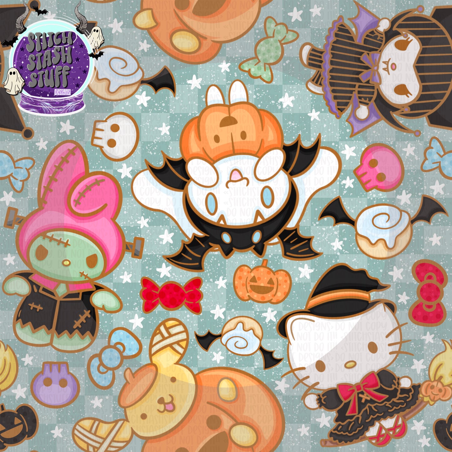 Blue Sanrio Halloween