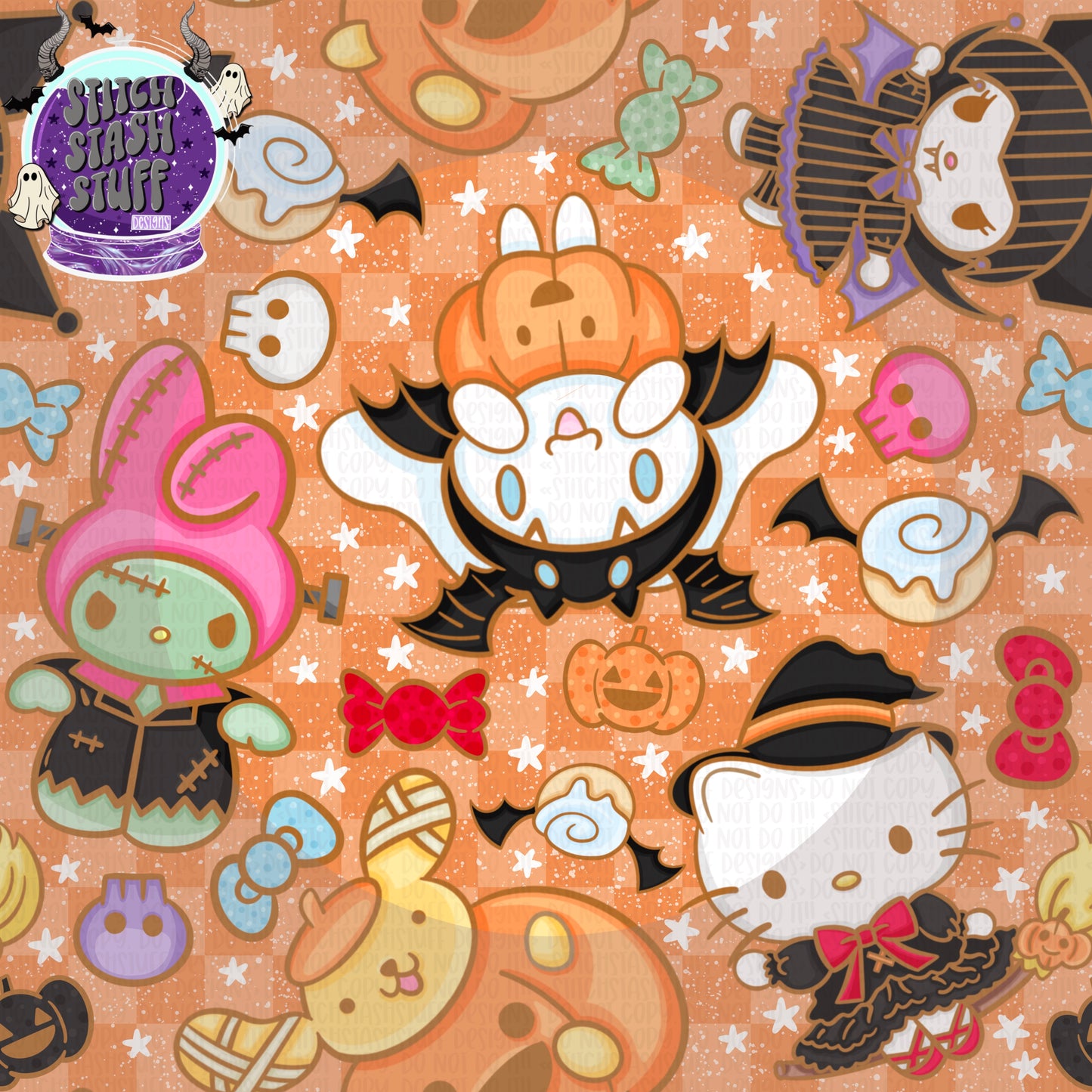 Orange Sanrio Halloween